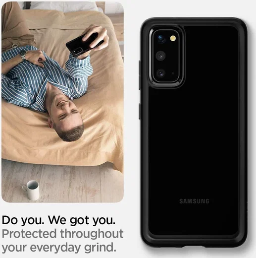 Spigen Ultra Hybrid Samsung Galaxy S20 Hoesje Zwart afbeelding 12