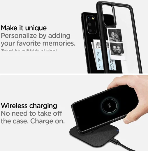 Spigen Ultra Hybrid Samsung Galaxy S20 Hoesje Zwart afbeelding 7