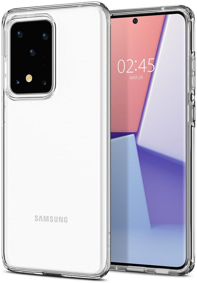 Spigen Liquid Crystal Samsung Galaxy S20 Ultra Hoesje Transparant afbeelding 2