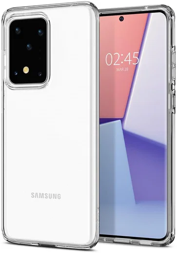 Spigen Liquid Crystal Samsung Galaxy S20 Ultra Hoesje Transparant afbeelding 2