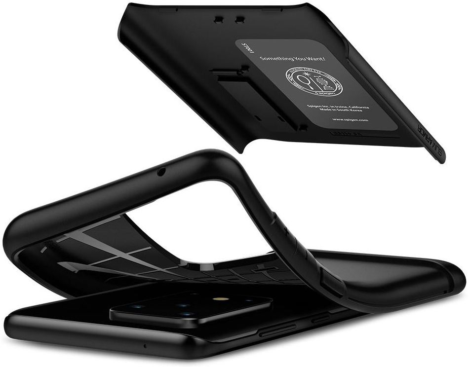 Spigen Slim Armor Samsung Galaxy S20 Ultra Hoesje Zwart afbeelding 2