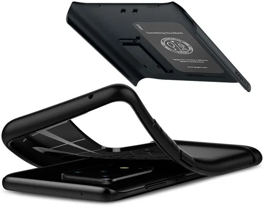 Spigen Slim Armor Samsung Galaxy S20 Ultra Hoesje Metal Slate afbeelding 2