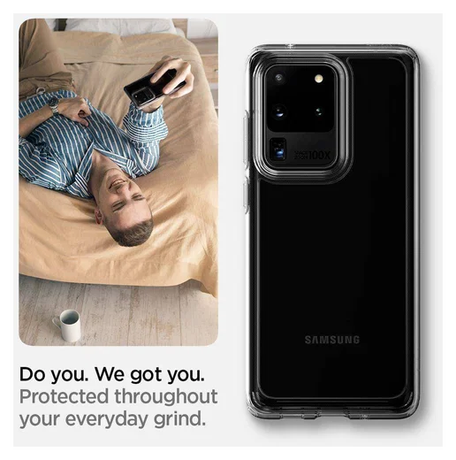 Spigen Ultra Hybrid Samsung Galaxy S20 Ultra Hoesje Transparant afbeelding 8