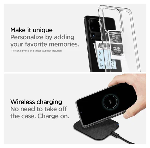 Spigen Ultra Hybrid Samsung Galaxy S20 Ultra Hoesje Transparant afbeelding 11