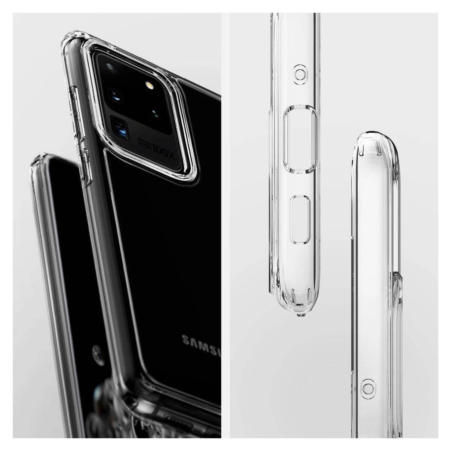 Spigen Ultra Hybrid Samsung Galaxy S20 Ultra Hoesje Transparant afbeelding 7