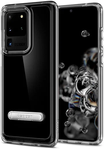 Spigen Ultra Hybrid S Samsung Galaxy S20 Ultra Hoesje Transparant afbeelding 1