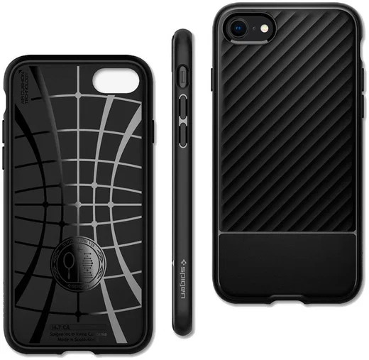 Spigen Core Armor Apple iPhone SE (2020) Hoesje Zwart afbeelding 9