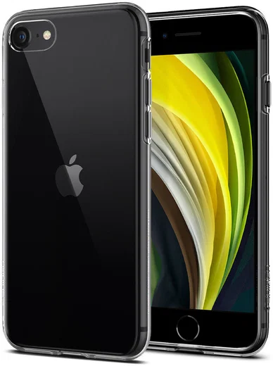 Spigen Crystal Flex Apple iPhone SE (2020) Hoesje Transparant afbeelding 1