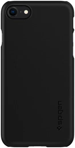 Spigen Thin Fit iPhone SE (2020/2022) / 8 / 7 Hoesje Zwart afbeelding 1