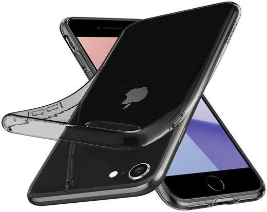 Spigen Liquid Crystal Apple iPhone SE (2020) Hoesje Transparant Space afbeelding 2