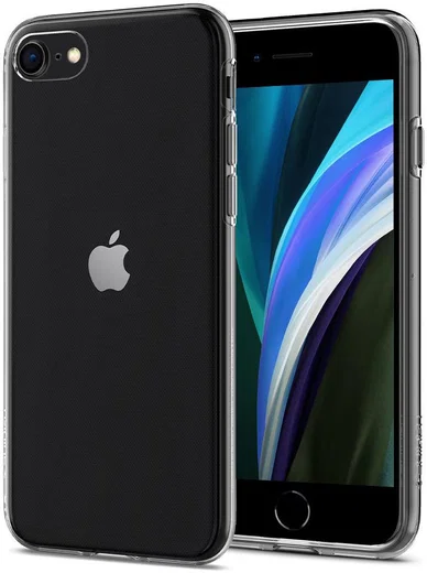 Spigen Liquid Crystal Apple iPhone SE (2020) Hoesje Transparant Space afbeelding 4