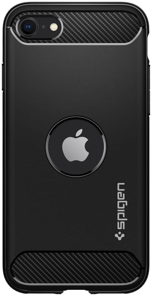 Spigen Rugged Armor Apple iPhone SE (2020/2022) Hoesje Zwart afbeelding 8