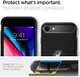 Spigen Rugged Armor Apple iPhone SE (2020/2022) Hoesje Zwart afbeelding 6