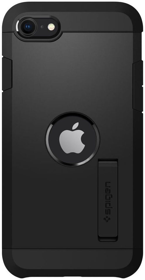 Spigen Tough Armor Apple iPhone SE (2020/2022) Hoesje Zwart afbeelding 2