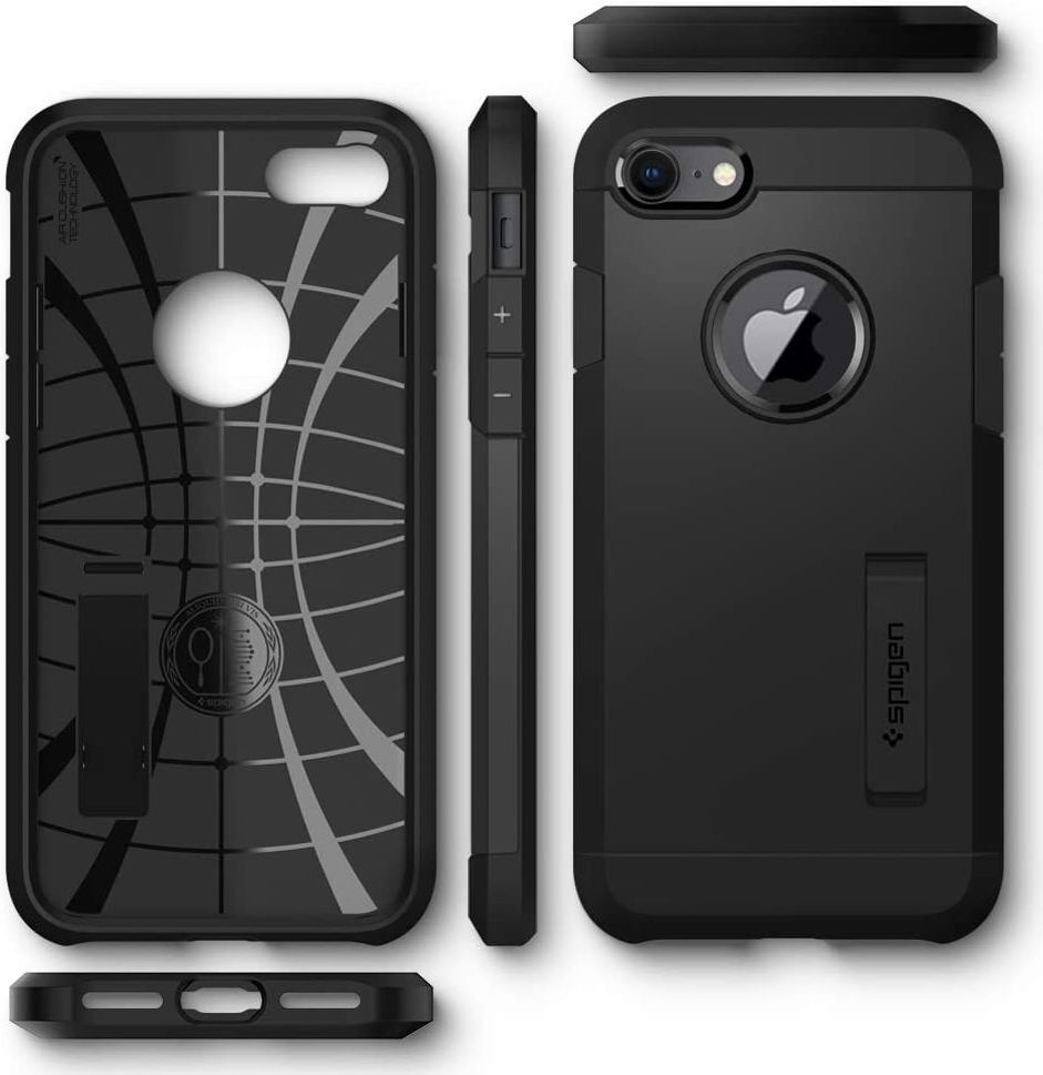 Spigen Tough Armor Apple iPhone SE (2020/2022) Hoesje Zwart afbeelding 15