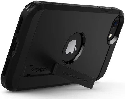 Spigen Tough Armor Apple iPhone SE (2020/2022) Hoesje Zwart afbeelding 4