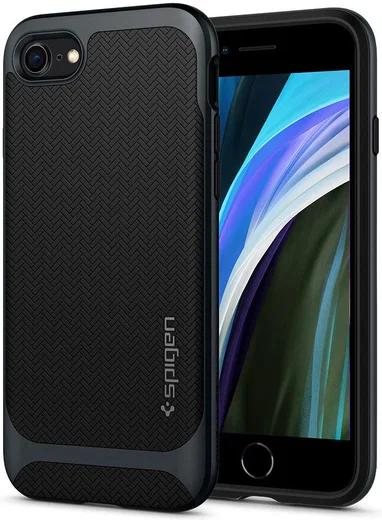 Spigen Neo Hybrid Apple iPhone SE (2022/2020) Hoesje Zwart afbeelding 10