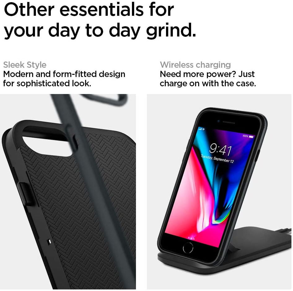 Spigen Neo Hybrid Apple iPhone SE (2022/2020) Hoesje Zwart afbeelding 7