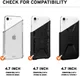 Urban Armor Gear Monarch iPhone SE (2020/2022)/7/8 Hoesje Zwart afbeelding 9