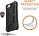 Urban Armor Gear Monarch iPhone SE (2020/2022)/7/8 Hoesje Zwart afbeelding 5
