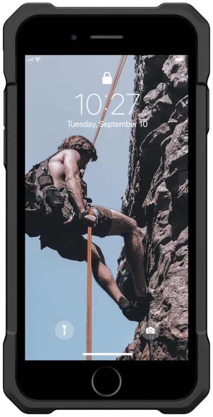 Urban Armor Gear Monarch iPhone SE (2020/2022)/7/8 Hoesje Zwart afbeelding 4