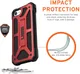 Urban Armor Gear Monarch Series Apple iPhone SE (2020) Hoesje Crimson afbeelding 6