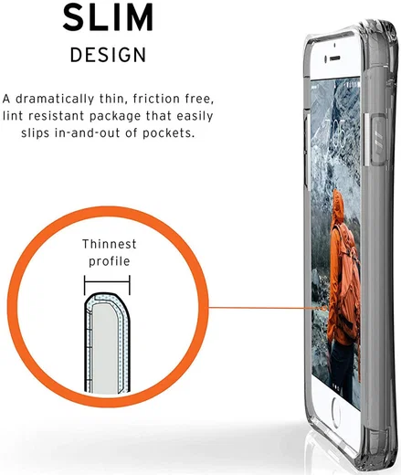 Urban Armor Gear Plyo Apple iPhone SE (2020/2022) Hoesje Ice afbeelding 8
