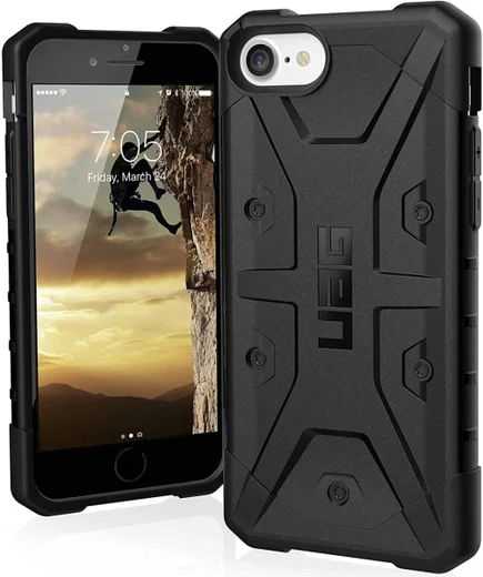 Urban Armor Gear Pathfinder iPhone SE 2020/2022 Hoesje Zwart afbeelding 1