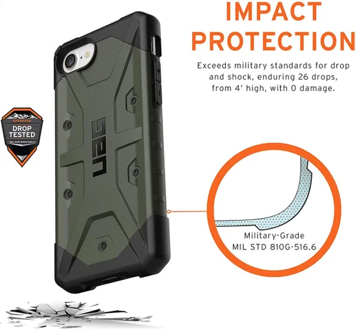 Urban Armor Gear Pathfinder Series iPhone SE 2020 Hoesje Olive afbeelding 6