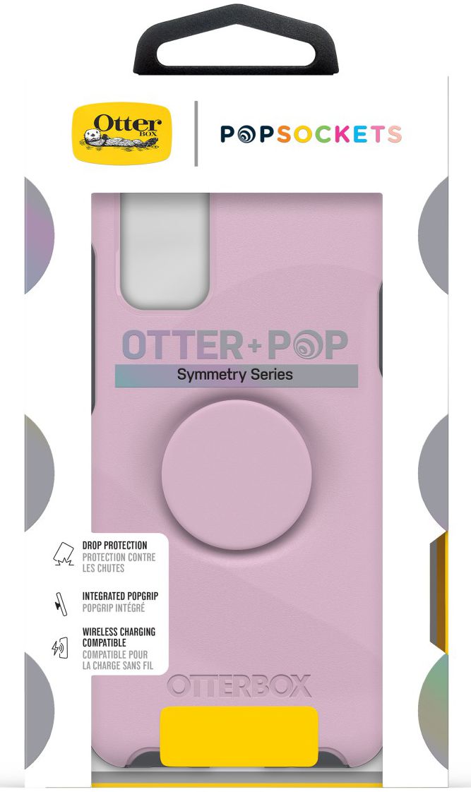 Otter + Pop Symmetry Series Samsung Galaxy S20 Plus Hoesje Roze afbeelding 19