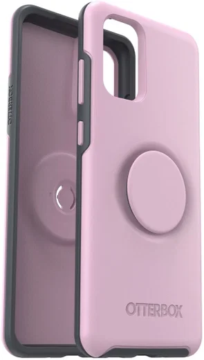 Otter + Pop Symmetry Series Samsung Galaxy S20 Plus Hoesje Roze afbeelding 7