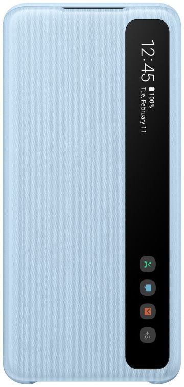 Origineel Samsung Galaxy S20 Hoesje Clear View Cover Blauw afbeelding 1