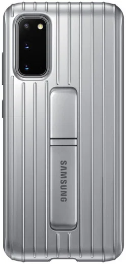 Origineel Samsung Galaxy S20 Hoesje Protective Standing Cover Zilver afbeelding 1