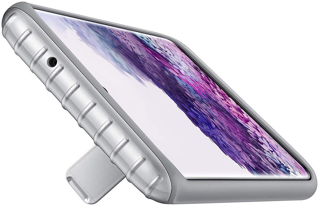 Origineel Samsung Galaxy S20 Hoesje Protective Standing Cover Zilver afbeelding 3