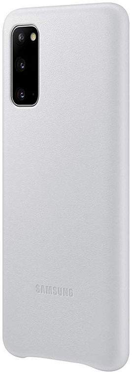 Origineel Samsung Galaxy S20 Hoesje Leather Back Cover Wit afbeelding 3