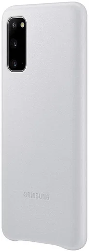 Origineel Samsung Galaxy S20 Hoesje Leather Back Cover Wit afbeelding 3