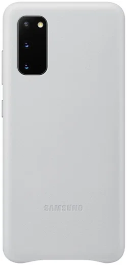 Origineel Samsung Galaxy S20 Hoesje Leather Back Cover Wit afbeelding 1