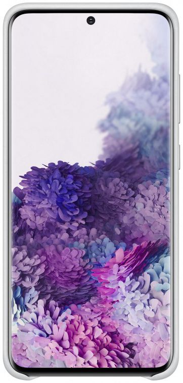 Origineel Samsung Galaxy S20 Hoesje Leather Back Cover Wit afbeelding 2