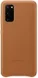 Origineel Samsung Galaxy S20 Hoesje Leather Back Cover Bruin afbeelding 1