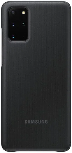 Origineel Samsung Galaxy S20 Plus Hoesje Clear View Cover Zwart afbeelding 4