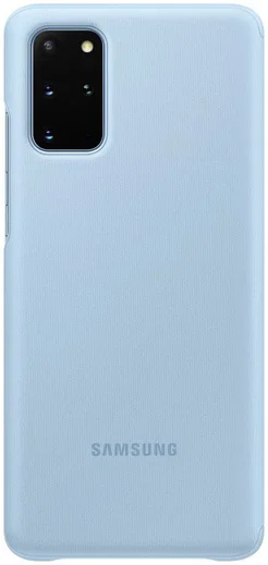 Origineel Samsung Galaxy S20 Plus Hoesje Clear View Cover Blauw afbeelding 4