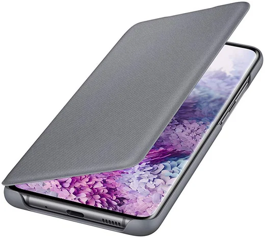 Origineel Samsung Galaxy S20 Plus Hoesje LED View Cover Grijs afbeelding 3