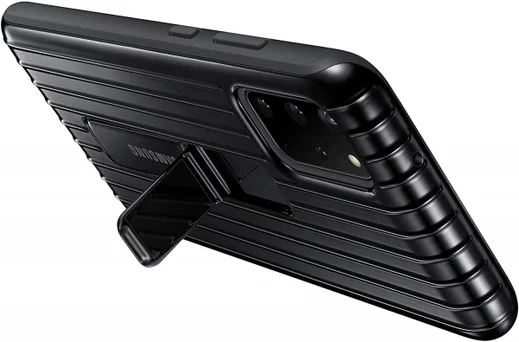 Origineel Samsung S20 Plus Hoesje Protective Standing Cover Zwart afbeelding 3