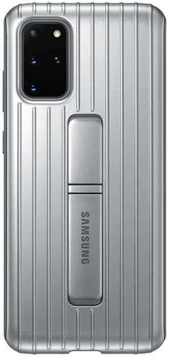 Origineel Samsung S20 Plus Hoesje Protective Standing Cover Zilver afbeelding 1