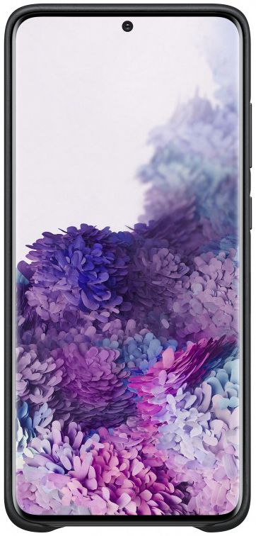 Origineel Samsung Galaxy S20 Plus Hoesje Leather Back Cover Zwart afbeelding 2