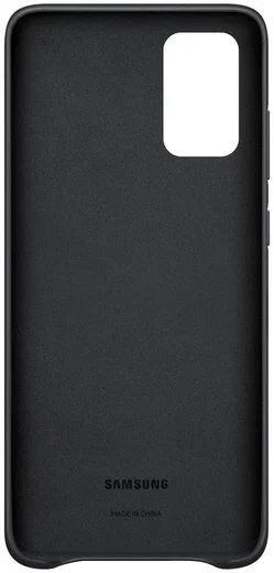 Origineel Samsung Galaxy S20 Plus Hoesje Leather Back Cover Zwart afbeelding 3