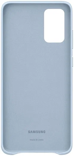 Origineel Samsung Galaxy S20 Plus Hoesje Leather Back Cover Blauw afbeelding 3