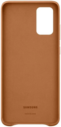 Origineel Samsung Galaxy S20 Plus Hoesje Leather Back Cover Bruin afbeelding 3