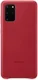 Origineel Samsung Galaxy S20 Plus Hoesje Leather Back Cover Rood afbeelding 1