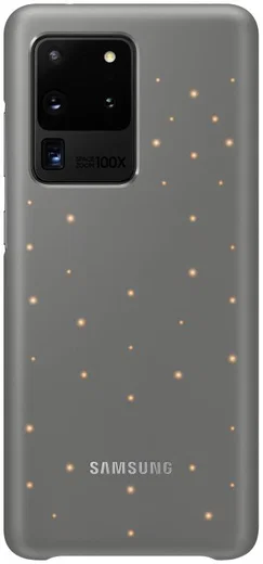 Origineel Samsung Galaxy S20 Ultra Hoesje LED Back Cover Grijs afbeelding 1